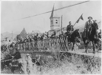 American engineers returning from the St. Mihiel front.